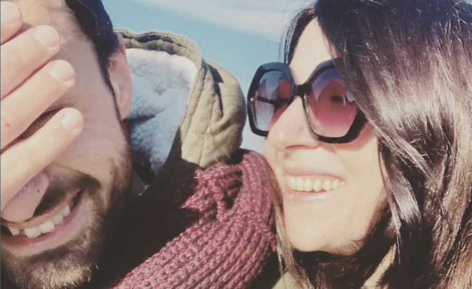 una coppia nel suo giorno preferito