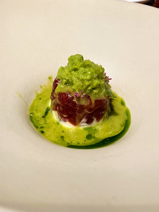 Tartare di Pesce
Granita di Jalapeno, Acqua di Pistacchio