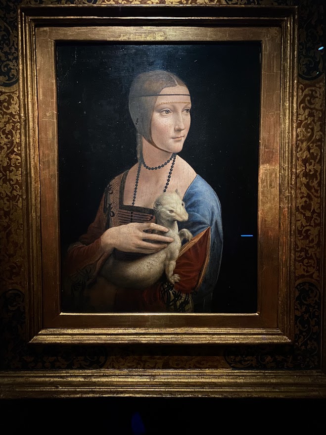 ritratto Dama con l'ermellino