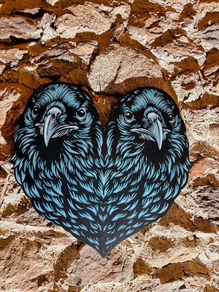 Mostra Lucamaleonte street art_corvi